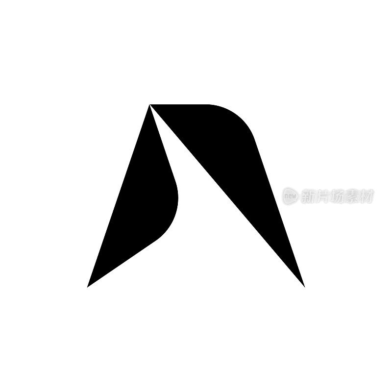 A Logo风格形状